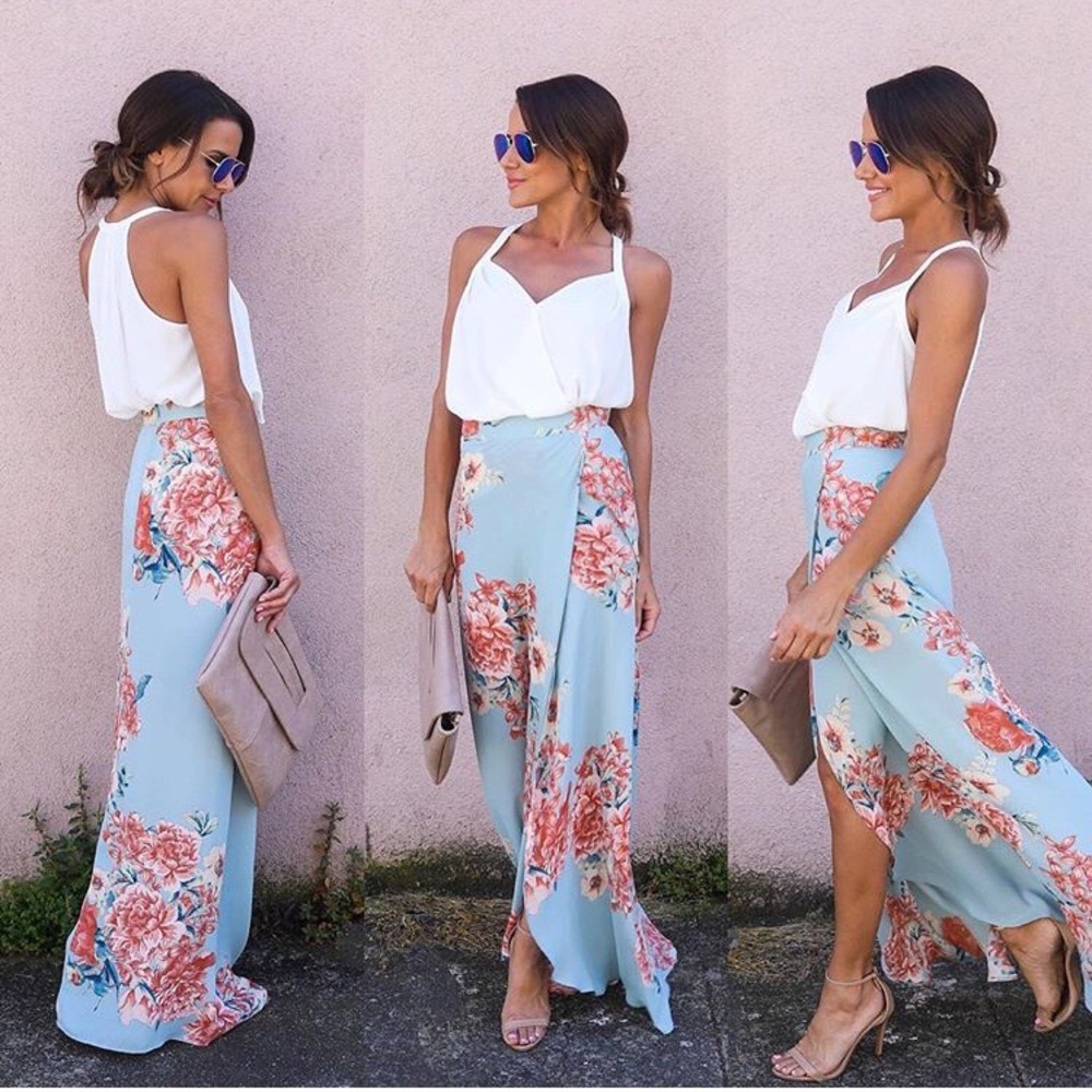 Fragrance Maxi Skirt SZ M